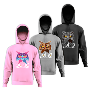SUDADERA  BÚHO BASIC LOGO - UNISEX