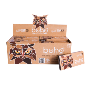 PAPEL BUHO NATURAL KING SIZE SLIM 200 (110MM) - BÚHO NATURAL
